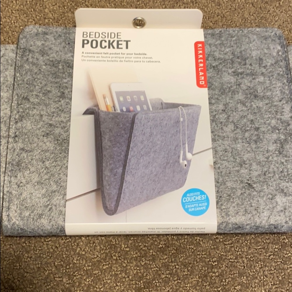 bedside pocket..only used 2 times.